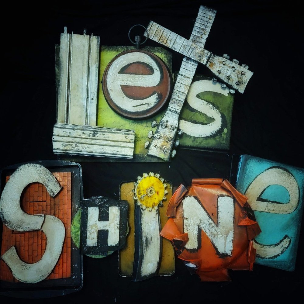 [Our custom folk art signage is a unique way to add personality and charm to an]